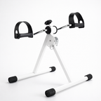 Folding Pedal Exerciser, Mini Exercise Bike Under Desk Bike Foot Pedal Exerciser, Foot Hand Cycle Portable Peddler Machine Bicycle Exerciser Arm Leg Exerciser while Sitting