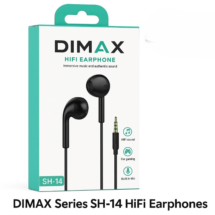 Dimax Wireless Bluetooth Earbuds with LED Display Charging Case – Deep Bass, Touch Control & Long Battery Life