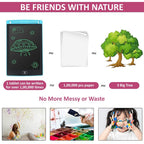 LCD Writing Tablet for Kids - Multi Colour Drawing Pad