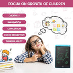 LCD Writing Tablet for Kids - Multi Colour Drawing Pad