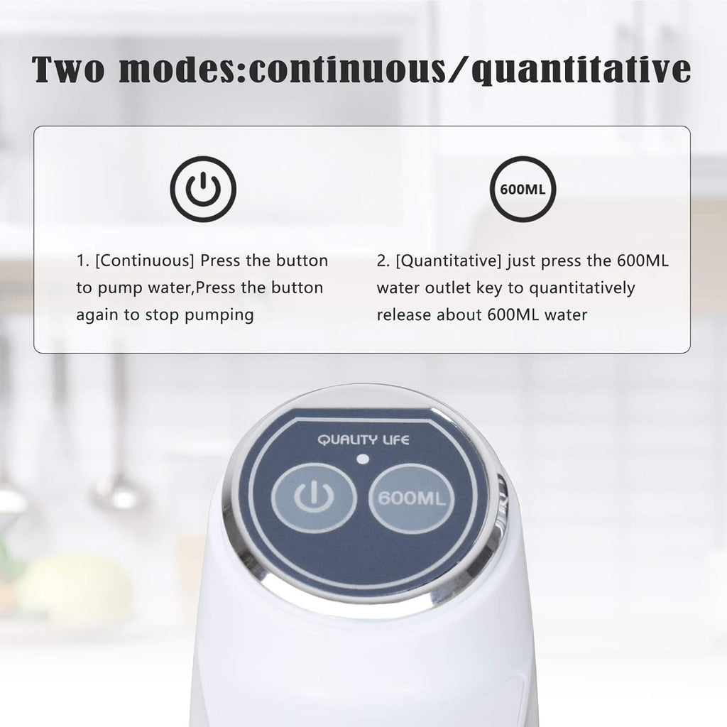 Rechargeable Automatic Water Bottle Pump – Touch Electric Dispenser