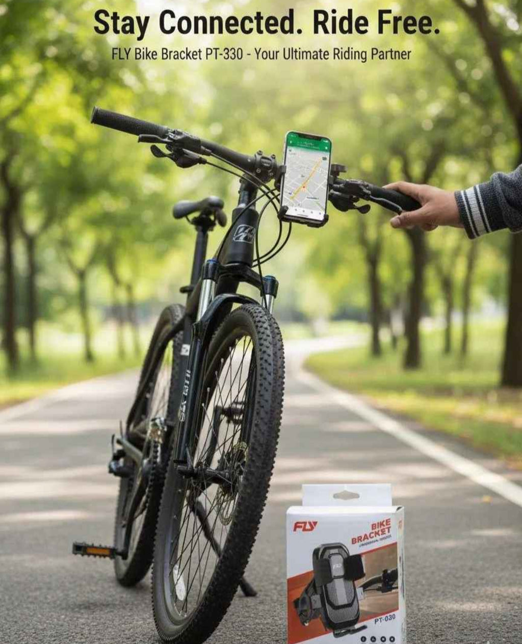 FLY PT-030 Universal Bike Phone Holder