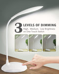 LED Desk Lamp with Touch Control & 3 Brightness Levels
