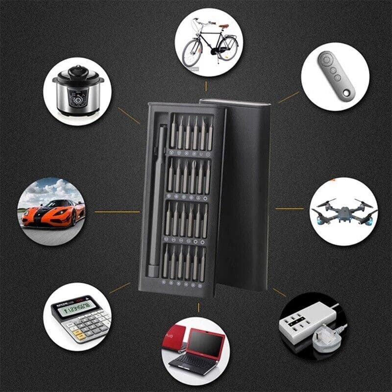 24-in-1 Magnetic Precision Screwdriver Bit Set
