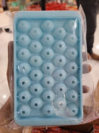 99 Grid Round Ice Ball Maker Tray with Storage Container