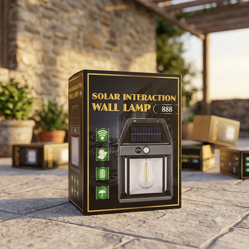 Solar Motion Sensor Wall Light