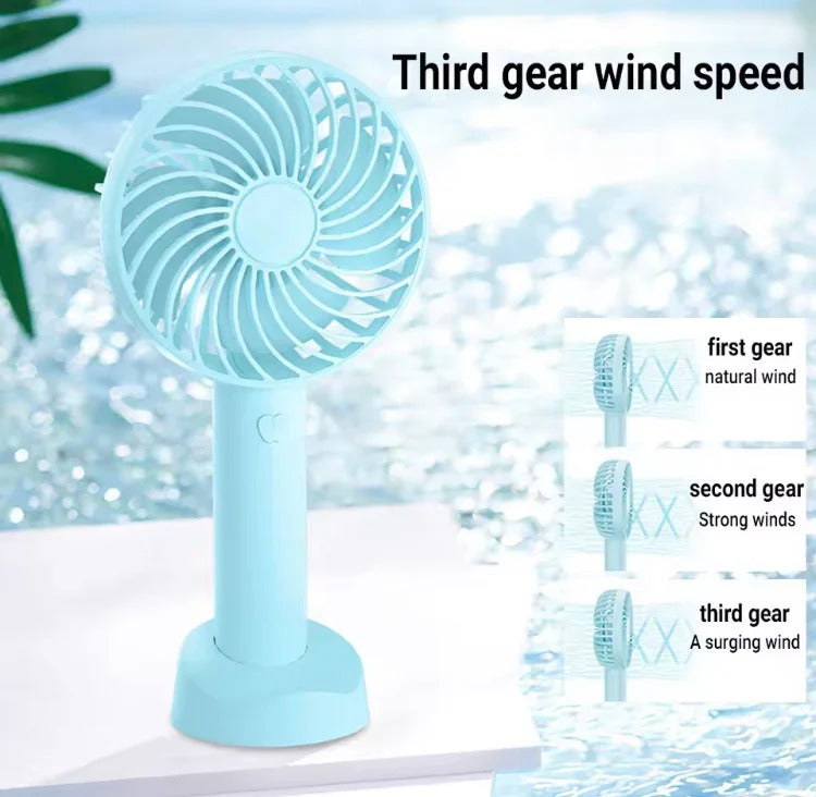 Portable Rechargeable Mini Hand & Desk Fan