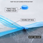 Vacuum Storage Bags Set with Hand Pump (5 Pack)