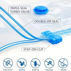 Vacuum Storage Bags Set with Hand Pump (5 Pack)