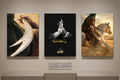 Islamic Warrior & Calligraphy Wooden Wall Art