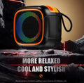 S11 Mini Portable Bluetooth Speaker with Phone Holder, RGB Lights, Super Bass & 10-Hour Playtime – Compact Travel Wireless Speaker (Random Color)