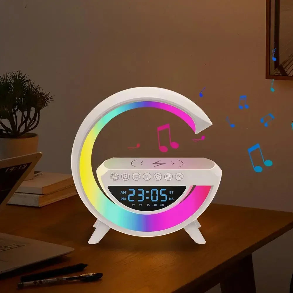 BT- 3401 Multi-functional LED Clock Display Speaker G Lamp