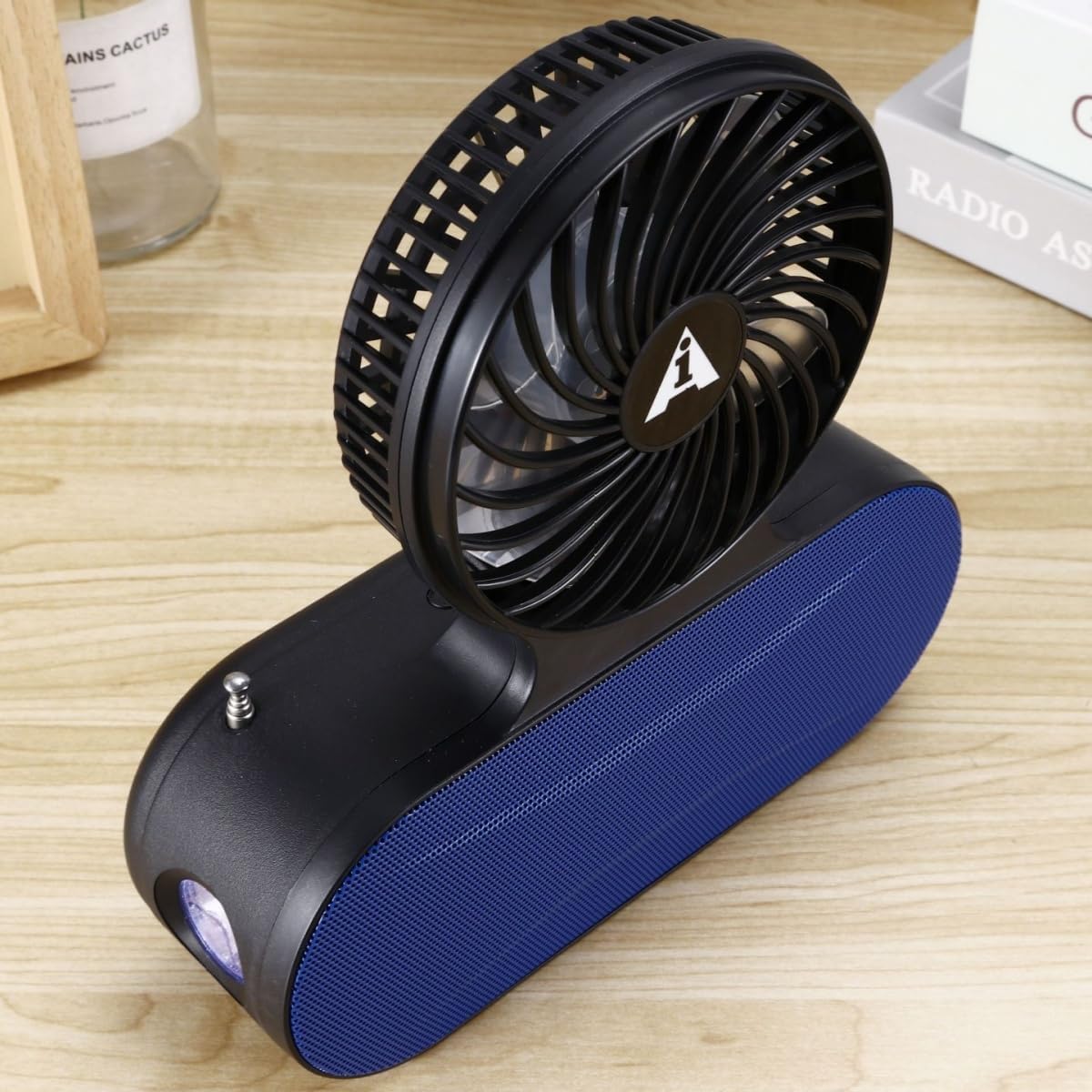 Solar fan Bluetooth speaker