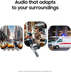 Samsung Galaxy Buds 3 Pro True Wireless Bluetooth Earphones Hi-Fi Sound, Long Battery Life, Touch Controls, and Comfortable In-Ear Design – Premium Audio for Calls, Music, and Gaming