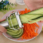 Stainless Steel Multi Peeler – Ergonomic Fruit and Vegetable Peeler with Hanging Hook