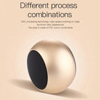 Mini Portable Wireless Bluetooth &amp; Rechargeable Speaker - Wireless Bluetooth Mini Speaker With Card Slot (Random color)