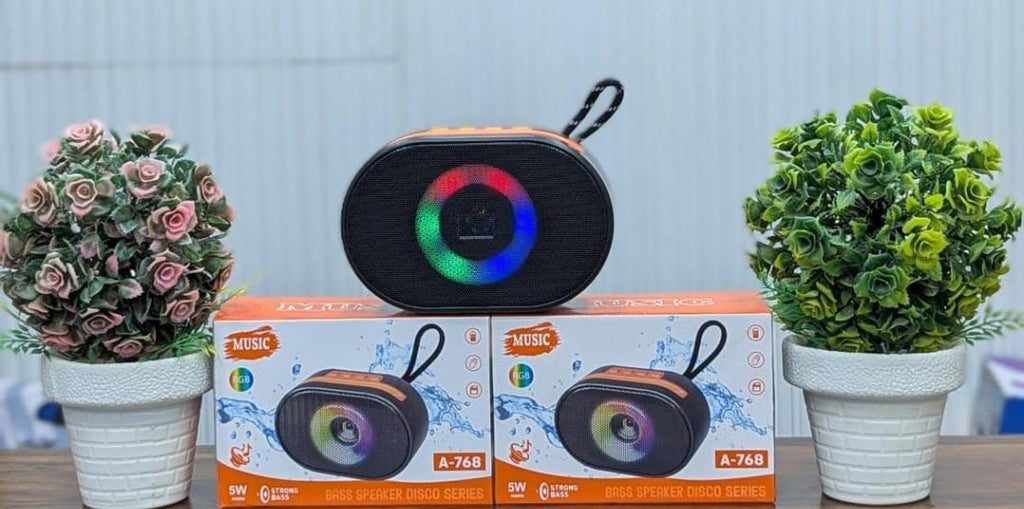 Portable Bluetooth Speaker Wireless Stereo Pairing – Compact Wireless Speaker for Home, Outdoor, Party & Beach (Random Color)