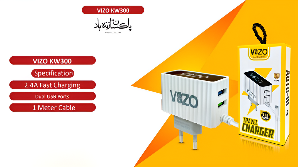 Kw300 2.4A Fast Travel Charger