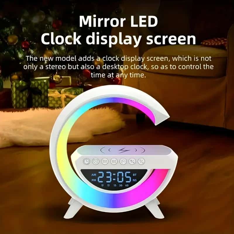 BT- 3401 Multi-functional LED Clock Display Speaker G Lamp