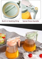 Honey Dispenser No Drip - Easy Squeeze Syrup Dispenser Bottle for Efficient Serving, Honey Squeeze Jar for Kitchen &amp; Coffee Bar, Mess-Free Solution(250ml)