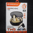 Powerlink Sonic TWS Wireless Earbuds with ANC + ENC Noise Cancellation & Wireless