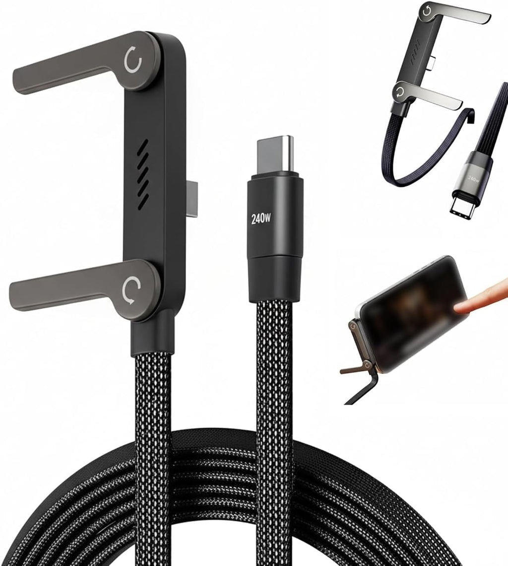 2-In-1 Data Cable With Stand