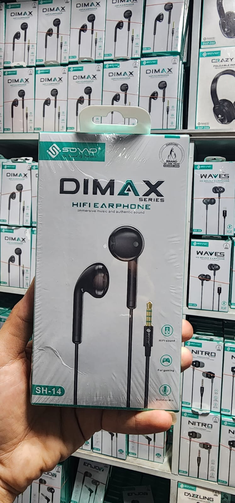 Dimax Wireless Bluetooth Earbuds with LED Display Charging Case – Deep Bass, Touch Control & Long Battery Life