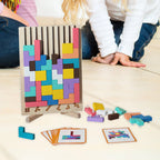 Wooden Puzzle Tetris Game