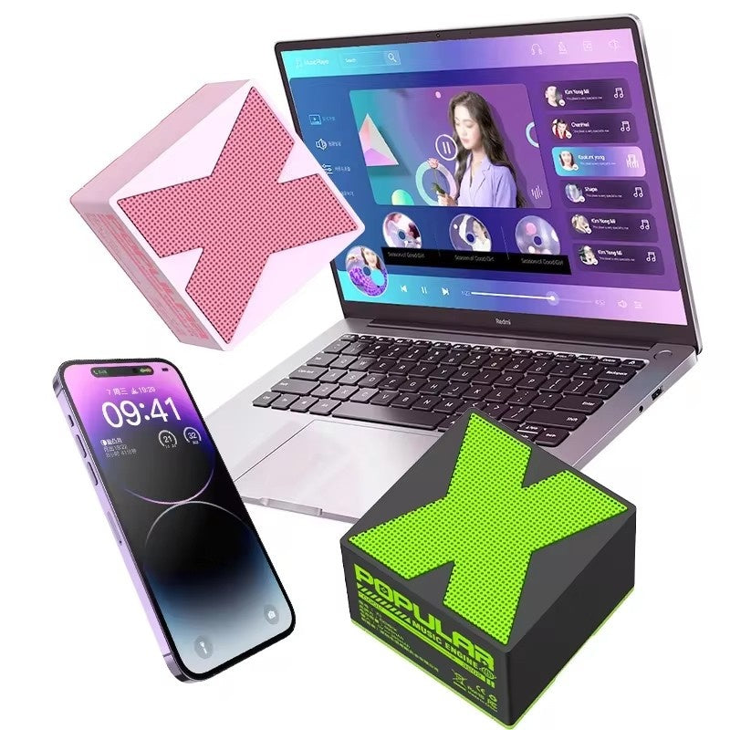 Compact X1 Portable Bluetooth Speaker – Mini HIFI Sound Box for Phone, PC &amp; Laptop – Wireless &amp; Outdoor-Ready(random color)