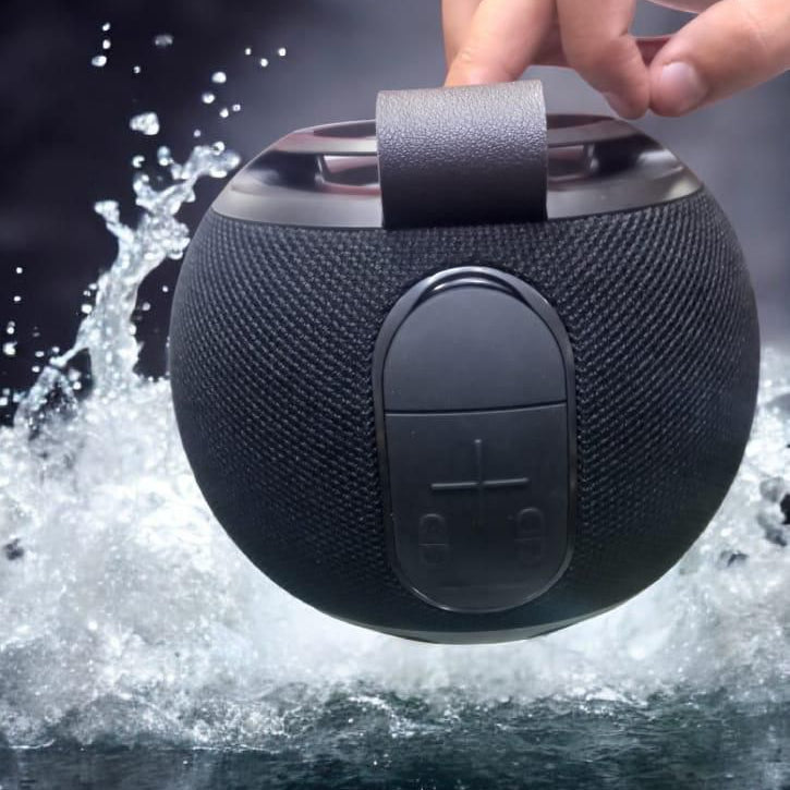 K Board Bluetooth Rechargeable Waterproof Speaker With LED Light Floating Design Powerful Bass And Clear Audio