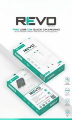 REVO iPhone Charger – Fast Charging USB Adapter with Lightning Cable – Safe & Reliable Power Charging