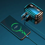 DaMix Original M10 Bluetooth Earbuds – Wireless Earphones with LED Display &amp; Power Bank Case