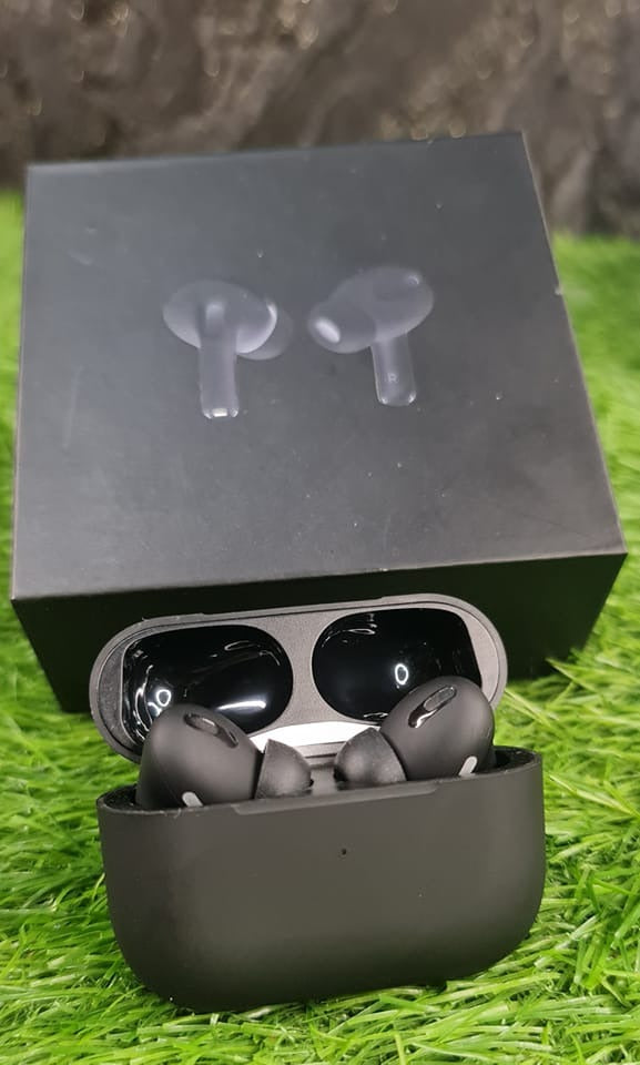 Black Pro 2 TWS Wireless Earbuds – Bluetooth 5.1, Touch Control, Noise Cancelling, with Charging Case