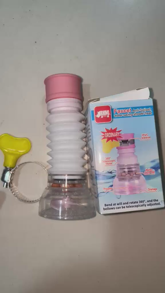 360° Flexible Faucet Filter & Splash-Proof Tap Aerator