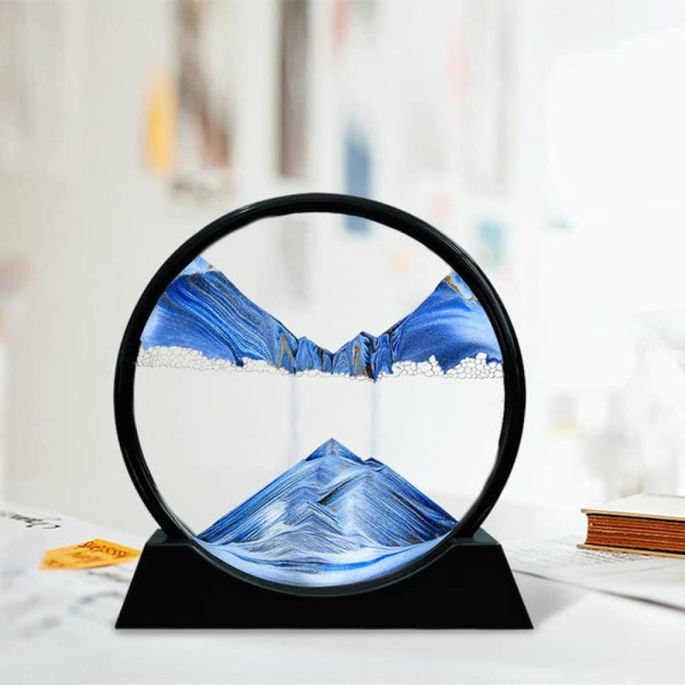 3D Moving Sand Art Lamp with LED Night Light (Random Color)