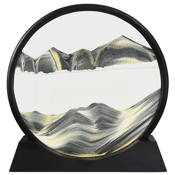 3D Moving Sand Art Lamp with LED Night Light (Random Color)
